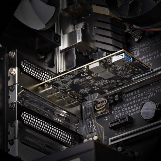 PCIe USB Erweiterungskarte 4x USB-C 1x USB-A 10 Gbps ASMEDIA ASM3142 SATA PCI 3.0 Schwarz