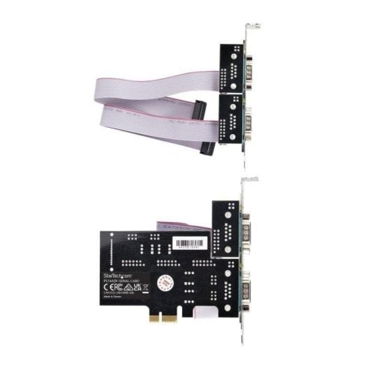 Placa Série PCIe StarTech PEX4S232485 4 Portas DB9 RS-232/422/485 ESD TAA