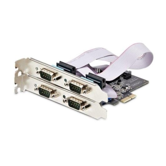 Placa Série PCIe StarTech PEX4S232485 4 Portas DB9 RS-232/422/485 ESD TAA