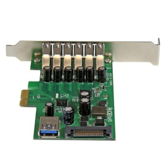 Scheda PCI Express StarTech 7 Porte USB 3.2 Gen 1 con Alimentazione SATA Low-profile / Full-height