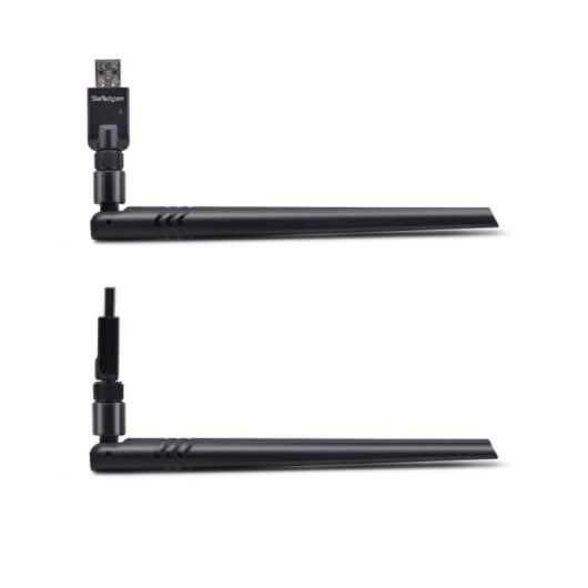 Adaptador Bluetooth USB StarTech.com Clase 1 5.3 100m con Antena Externa Windows Linux