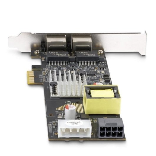Netzwerkkarte StarTech PCIe Intel I225-V 2-Port PoE 2,5 Gbps Dual-Port Netzwerkkarte