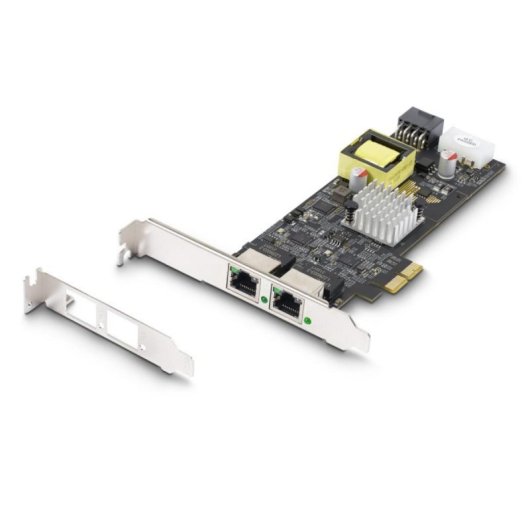 Netzwerkkarte StarTech PCIe Intel I225-V 2-Port PoE 2,5 Gbps Dual-Port Netzwerkkarte