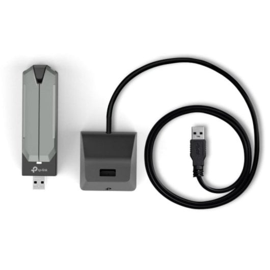 WLAN Adapter TP-Link Archer TBE400UH USB 3.2 Gen 1 Triband Wi-Fi 7 2882 Mbit/s Grau