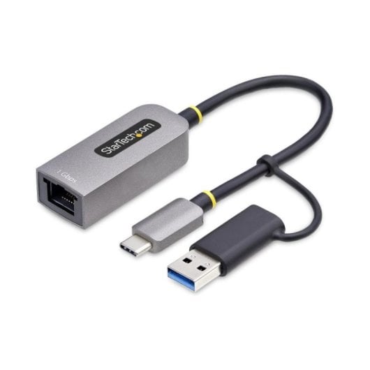 Adaptateur USB-C StarTech.com à Ethernet - 10/100/1000Mbps - Gris