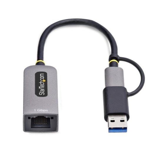 Adaptateur USB-C StarTech.com à Ethernet - 10/100/1000Mbps - Gris