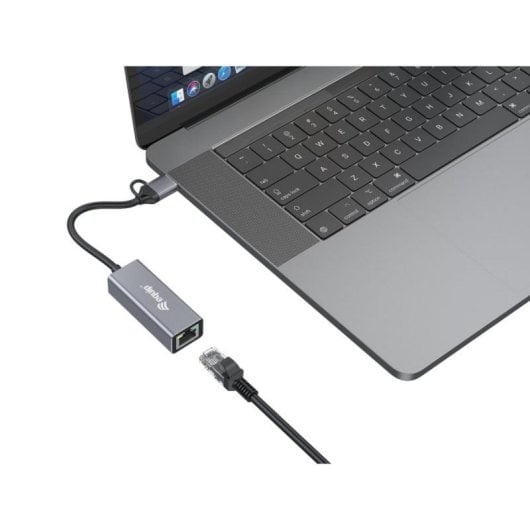 Adaptador de red Equip 133495 USB-C a 2,5GbE Aluminio Gris USB-A/USB-C/RJ45