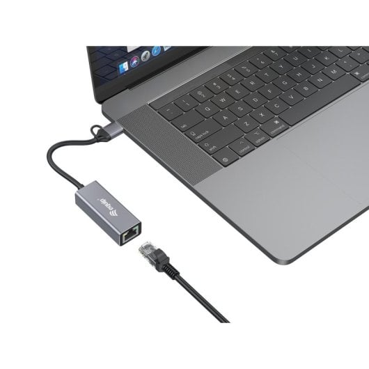 Adaptador de red Equip 133495 USB-C a 2,5GbE Aluminio Gris USB-A/USB-C/RJ45