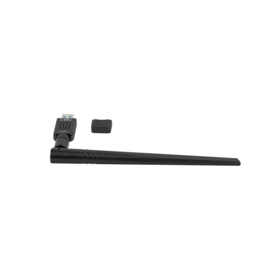 Adaptador Wi-Fi Lanberg NC-1200-WIE USB 1200 Mbps Doble Banda Antena Externa Negro