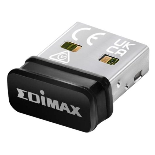 Adaptador Wi-Fi Edimax EW-7811ULC USB Dual Band 433Mbps Negro/Gris Compacto
