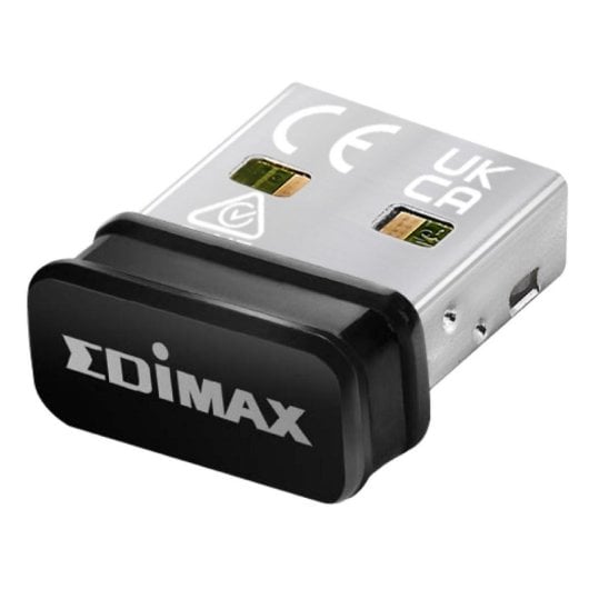 Adaptador Wi-Fi Edimax EW-7811ULC USB Dual Band 433Mbps Negro/Gris Compacto
