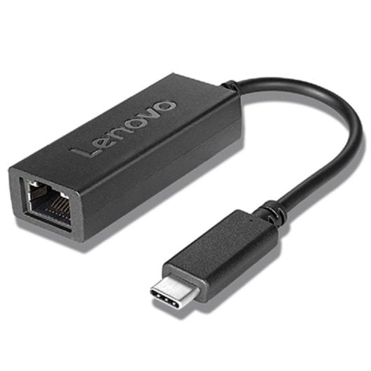 Adaptador Ethernet Lenovo 4X90S91831 USB Tipo C Alámbrico Negro
