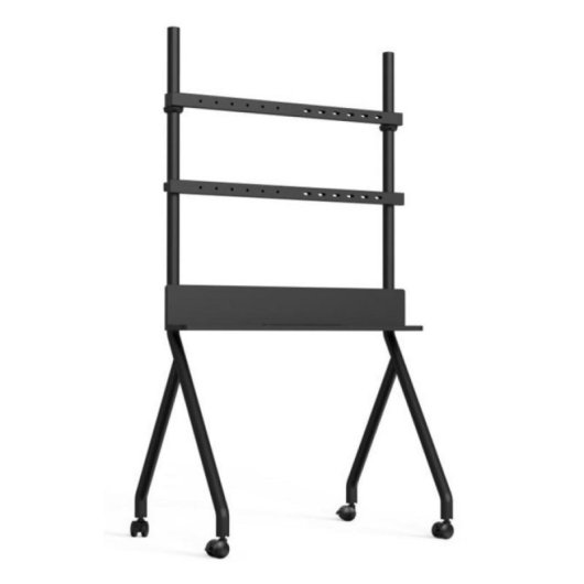 Support TV Gembird TVS-86F-02 Noir Acier 139,7 cm (55") - 2,18 m (86")