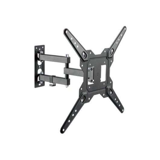 Soporte de pared TV Equip 650413 23-55" Movimiento Completo Acero Inoxidable Negro 30kg