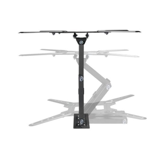 Soporte de pared TV Equip 650413 23-55" Movimiento Completo Acero Inoxidable Negro 30kg