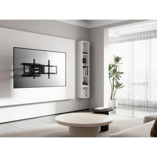 Soporte TV Equip 650348 43-100" Movimiento Completo Inclinable Giratorio Pared Negro