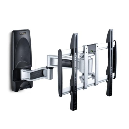 TV Wandhalterung StarTech.com VESA 400x400 26–65" 45 kg Schwenkbar Neigbar Schwarz Silber