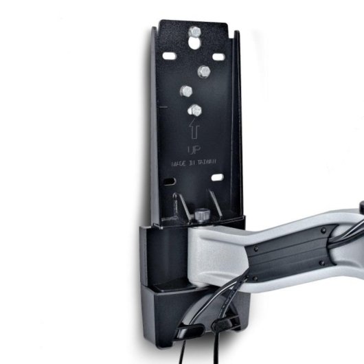 TV Wandhalterung StarTech.com VESA 400x400 26–65" 45 kg Schwenkbar Neigbar Schwarz Silber