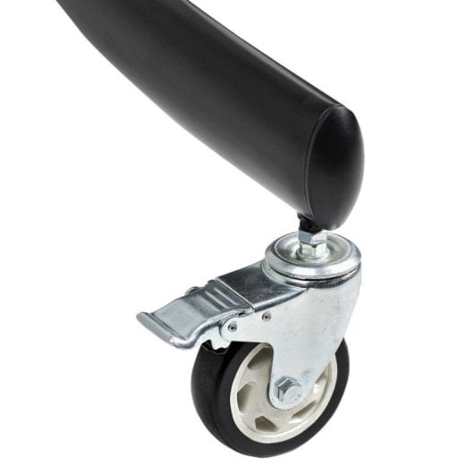 TV-Rollwagen StarTech.com STNDMTVDUO Höhenverstellbar Neigbar Schwarz Silber TV-Ständer