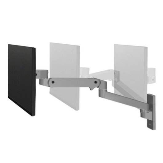 Soporte monitor Ergotron LX Pro 45-683-293 Pared 10kg 34" Aluminio Gris Oscuro Ajuste Altura