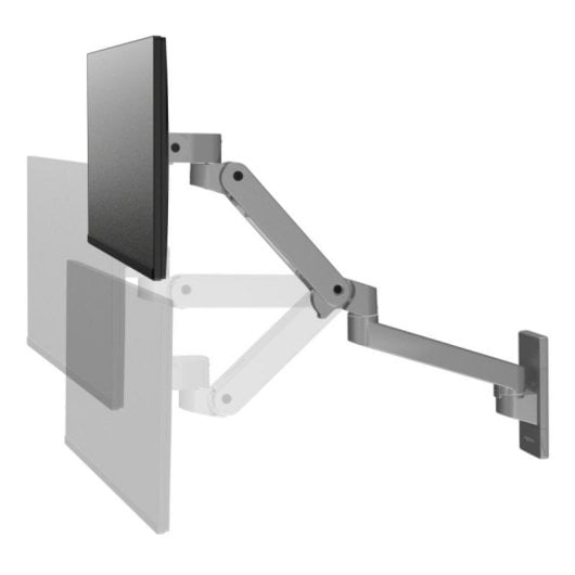Soporte monitor Ergotron LX Pro 45-683-293 Pared 10kg 34" Aluminio Gris Oscuro Ajuste Altura