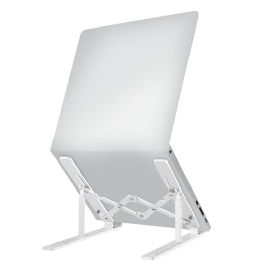 Soporte para portátil y tablet T'nB iClick aluminio plegable 17" plata ultraligero