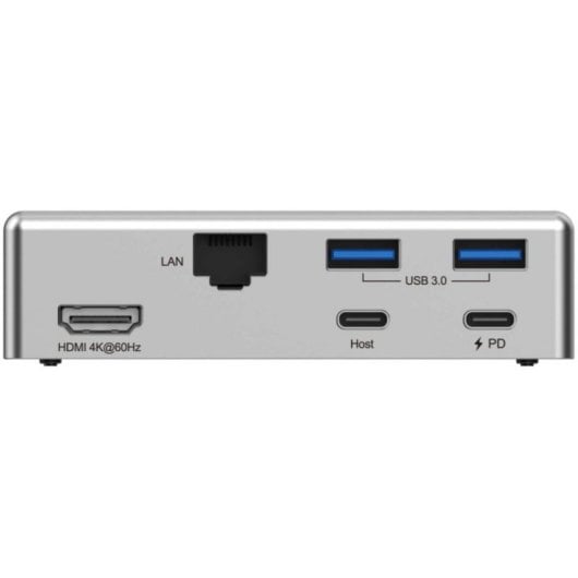 Support Ordinateur Portable Rapoo UCS-5001 Argent Aluminium USB 3.2 Type-C