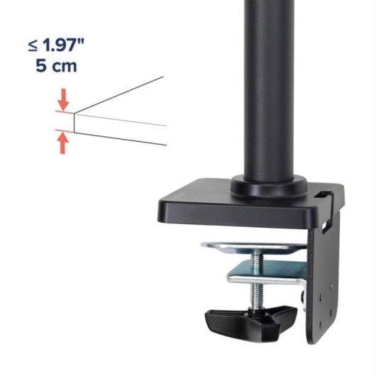 Brazo para Monitor Ergotron NX Series NX Monitor Arm Negro 8kg 34" Abrazadera Ajustable