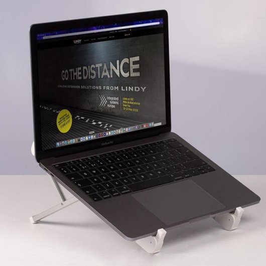 Laptop-Ständer Lindy 20916 Klappbar Verstellbar Aluminium ABS Silikon 15,6" Laptop-Ständer Lindy 20916 Klappbar Verstellbar Aluminium ABS Silikon 15,6"