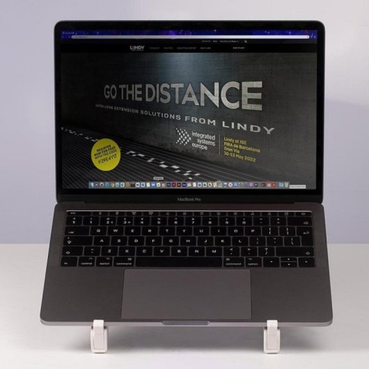 Laptop-Ständer Lindy 20916 Klappbar Verstellbar Aluminium ABS Silikon 15,6" Laptop-Ständer Lindy 20916 Klappbar Verstellbar Aluminium ABS Silikon 15,6"