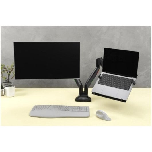 Kensington Universal-Laptopständer mit Gelenk und Ablage für Laptops bis 16 Zoll, VESA 75/100, 4,5 kg, Schwarz