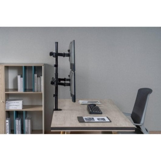 Monitorhalterung Equip Für Vier Monitore 17-32 Zoll Abnehmbar Schwarz Monitorhalterung Equip Für Vier Monitore 17-32 Zoll Abnehmbar Schwarz