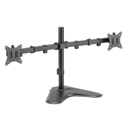 Supporto da Scrivania iggual SSM02 Regolabile per 2 Monitor 13"-32" Nero Supporto da Scrivania iggual SSM02 Regolabile per 2 Monitor 13"-32" Nero