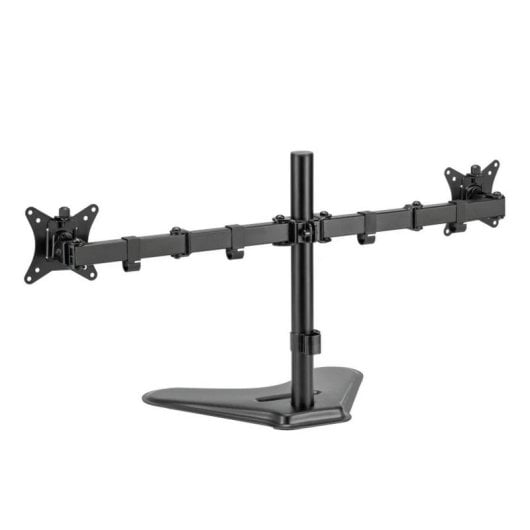 Supporto da Scrivania iggual SSM02 Regolabile per 2 Monitor 13"-32" Nero Supporto da Scrivania iggual SSM02 Regolabile per 2 Monitor 13"-32" Nero