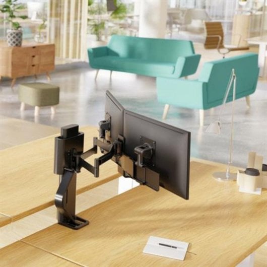 Monitorarm Ergotron TRACE 45-631-224 Schwarz 2 Bildschirme 9,8 kg Traglast Monitorarm Ergotron TRACE 45-631-224 Schwarz 2 Bildschirme 9,8 kg Traglast