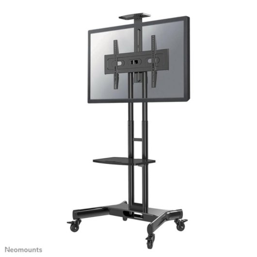Soporte de suelo Neomounts NM-M1700BLACK para TV 32-75" hasta 50kg ajustable ruedas freno