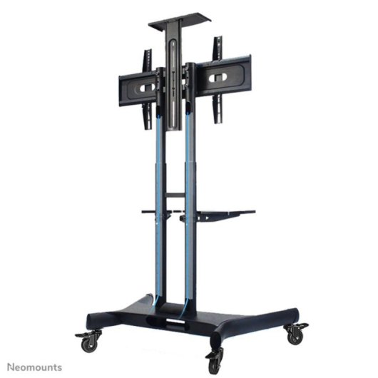 Soporte de suelo Neomounts NM-M1700BLACK para TV 32-75" hasta 50kg ajustable ruedas freno