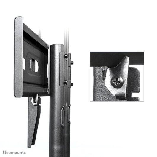 Soporte de suelo Neomounts NM-M1700BLACK para TV 32-75" hasta 50kg ajustable ruedas freno