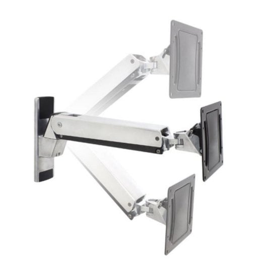 Soporte de Pared Ergotron Interactive Arm VHD Ajuste de Altura 31,8kg 30-60" Aluminio/Negro