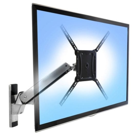 Soporte de Pared Ergotron Interactive Arm VHD Ajuste de Altura 31,8kg 30-60" Aluminio/Negro
