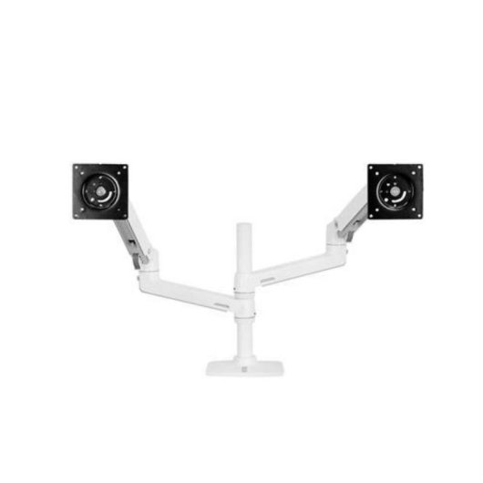 Soporte de Monitor Ergotron LX Series 45-492-216 Doble Apilado 18kg Ajuste Altura Blanco