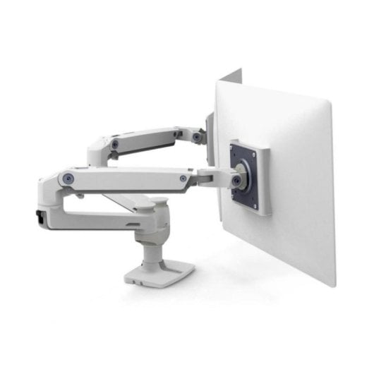 Soporte Monitor Ergotron LX 45-491-216 Blanco Ajuste Altura Doble Brazo hasta 27"/18,1Kg