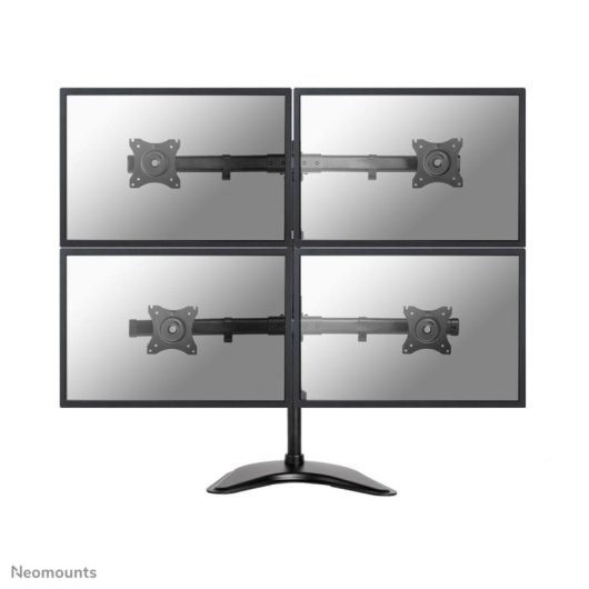 Suporte para Monitor Neomounts NM-D335D4BLACK 4 Monitores 10-27" Preto Suporte para Monitor Neomounts NM-D335D4BLACK 4 Monitores 10-27" Preto