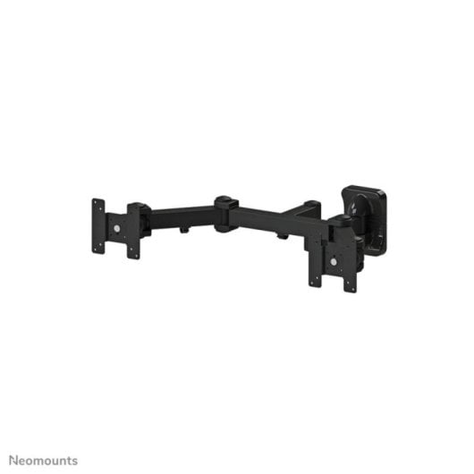 Soporte de pared Neomounts FPMA-W960D doble monitor 10-27" VESA 75/100 ajuste total negro