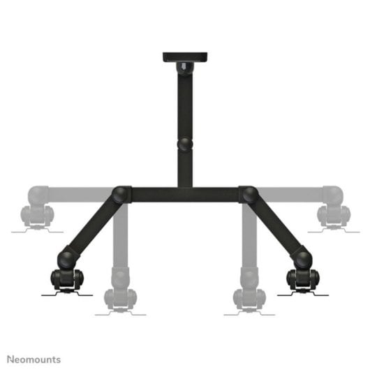 Soporte de pared Neomounts FPMA-W960D doble monitor 10-27" VESA 75/100 ajuste total negro