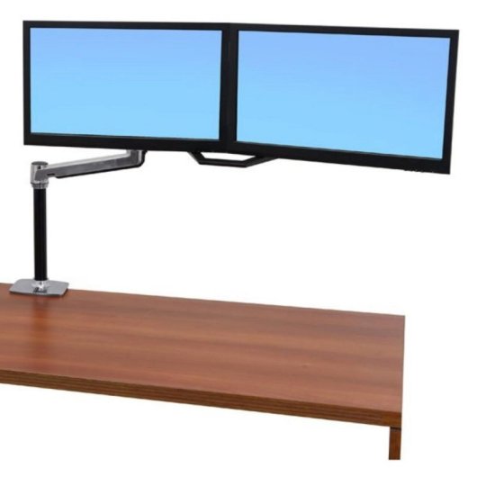 Bras Ergotron LX Série HD Sit-Stand 13,6 kg 116,8 cm (46") Ajustements de hauteur Aluminium