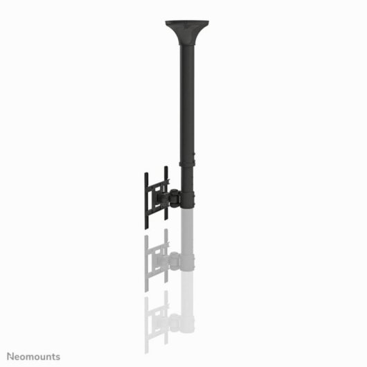Soporte de techo Neomounts FPMA-C200BLACK para monitor/TV 10-40" ajuste altura, giro e inclinación, 20 kg, VESA 200x200,