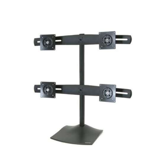 Soporte de monitor de escritorio Ergotron DS100 Quad 4 pantallas 14kg 24" VESA 100x100 negro