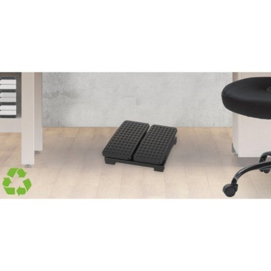Reposapiés Archivo 2000 5116 GF Poliestireno Negro Ergonomía Ajuste Altura 43x32cm