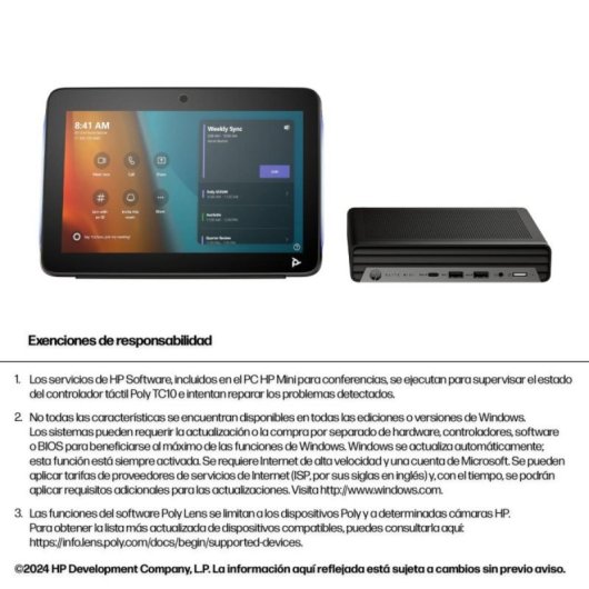 Terminal Multimedia Poly Studio Base Kit G9 Plus i7-13700T 16GB DDR5 256GB SSD Preto